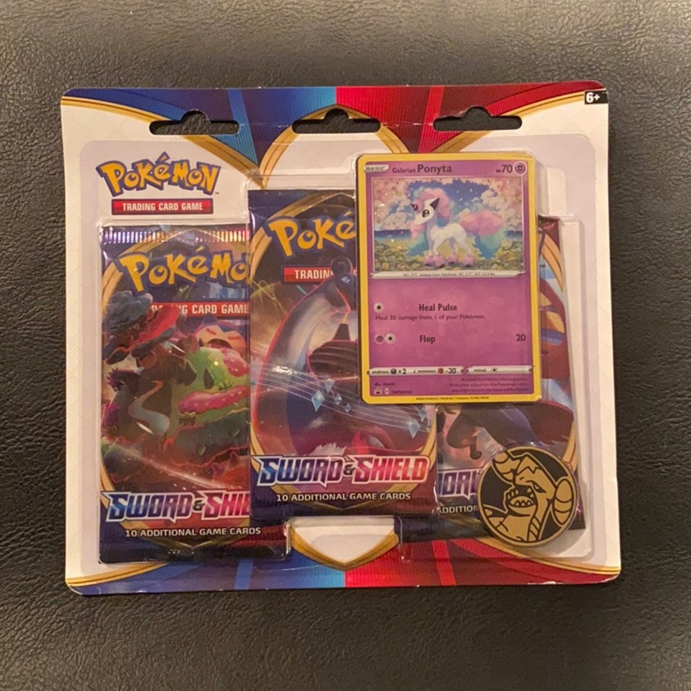 Pokemon Sword and Sheild 3 pack Blister